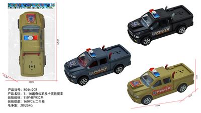 1：16道奇公羊皮卡惯性警车 - OBL10334941