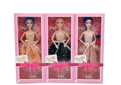 新款2025年11.5寸9关节实身公主大裙公主芭比三款随机混装 - OBL10335043