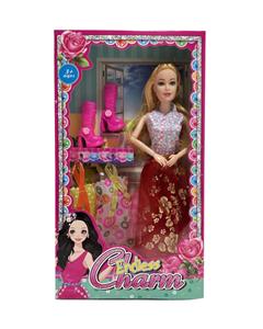 新款2025年11.5寸9关节实身时尚长裙芭比带鞋子2款吊裙 - OBL10335054