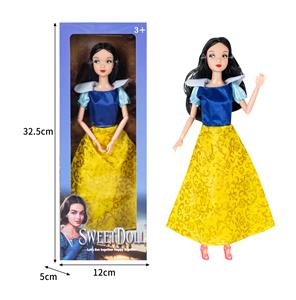 11.5寸实身关节身体迪士尼白雪公主真人版芭比娃娃 - OBL10335569