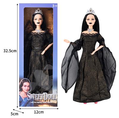 11.5寸实身关节身体迪士尼白雪公主真人版坏皇后继母芭比娃娃 - OBL10335573