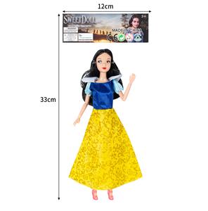 11.5寸实身关节身体迪士尼白雪公主真人版芭比娃娃 - OBL10335575