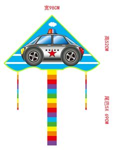 警车 风筝配50米线 - OBL10336655