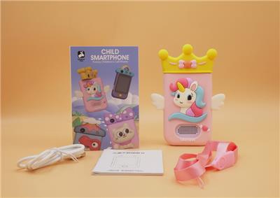 粉色皇冠独角兽儿童手机 - OBL10339197