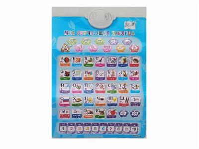 俄英文双面挂图 - OBL10340856