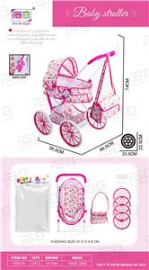 婴儿自装EVA轮手推车(10寸）+储物蓝+手提包 - OBL10343010