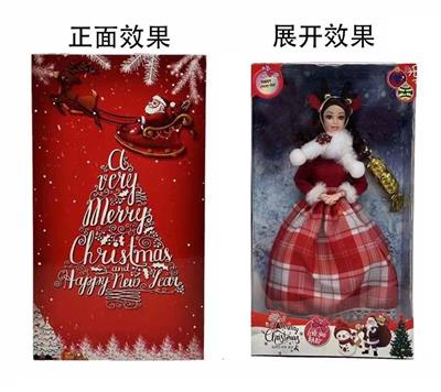 11.5寸实身9关节圣诞芭比 - OBL10346654