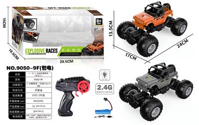 1：18 2.4G遥控攀爬车（牧马人）2色混装包电 - OBL10347882