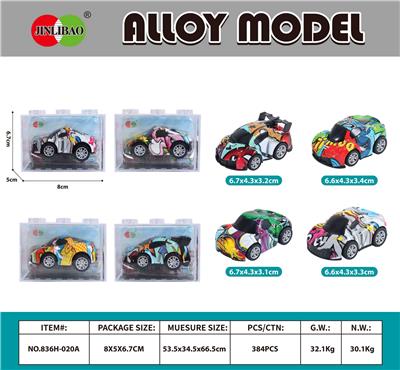 明苯积木盒
合金Q版回力涂鸦跑车 - OBL10351595