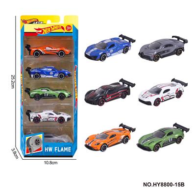 6款1:64风火轮合金车5只装 - OBL10352499