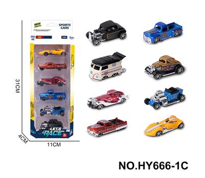 8款1:64合金车6只装 - OBL10352515