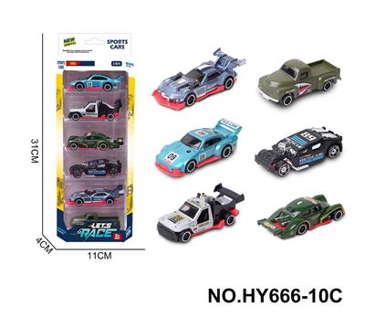 6款1:64合金车6只装 - OBL10352551