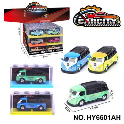 1:36炫彩回力合金车大众巴士
幻彩黄/蓝/绿三色混装 - OBL10352574