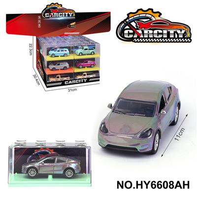 1:36炫彩回力合金车电车特斯拉
幻彩海湾蓝/红/紫灰三色混装 - OBL10352581