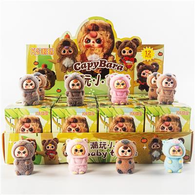 小萌粒3植绒潮玩盲盒 - OBL10355402