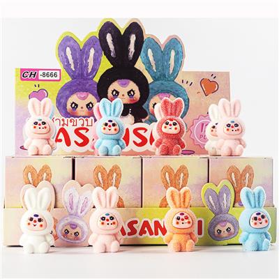 萌兔兔2植绒潮玩盲盒 - OBL10355405