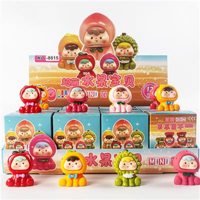 水果宝贝植绒潮玩盲盒 - OBL10355406