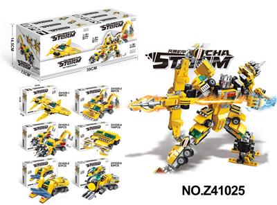 变形机器人积木6合1
(6款混装) - OBL10356063