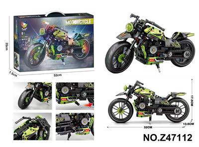 新款摩托车积木 - OBL10356133