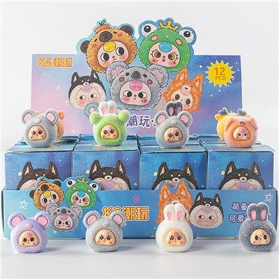 12个装植绒圆头娃盲盒 - OBL10356441