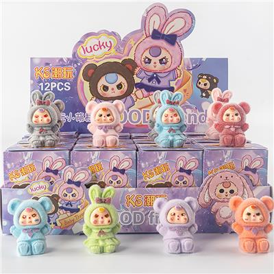 12个装植绒萌兔盲盒 - OBL10356447