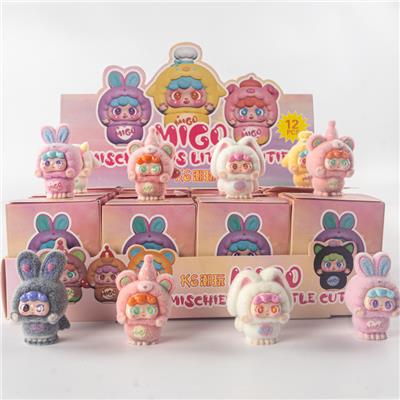 12个装植绒潮玩萌粒盲盒 - OBL10356448