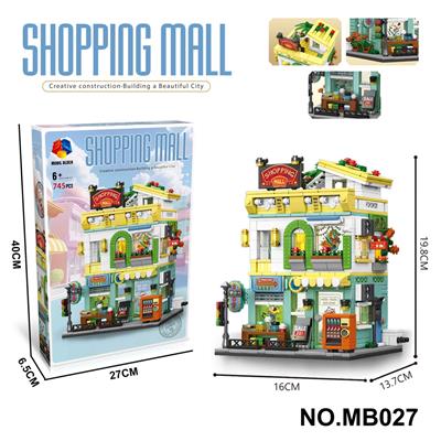 DIY拼装积木 购物商场 - OBL10356647