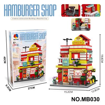 DIY拼装积木 汉堡店 - OBL10356650