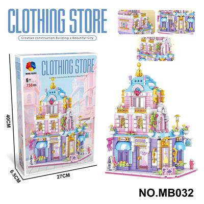  DIY拼装积木  服装店 - OBL10356652