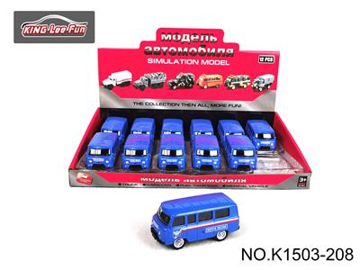 1:43，俄罗斯巴士回力合金车（蓝色老鹰） - OBL10356865