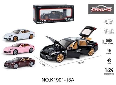 1：24保时捷帕拉梅拉声光六开门回力合金车模 - OBL10356961