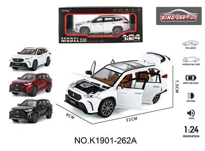 1:24 6开门皇冠陆放街车版声光回力合金车 - OBL10357011