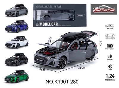 1比24奥迪RS6街车版声光音乐六开门回力 - OBL10357016