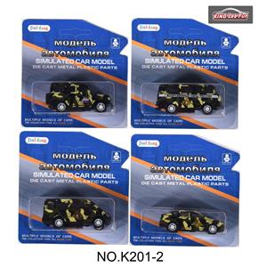 1:64俄文回力合金车迷彩绿四款混装 - OBL10357051