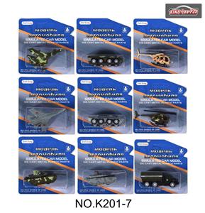 1:64俄文回力合金车战斗机、装甲、坦克、直升机、篷车5款混装 - OBL10357056