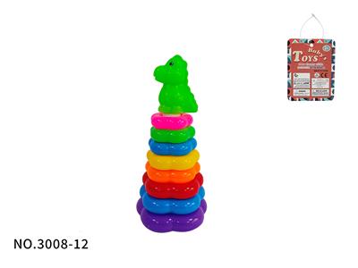 8层花型彩虹套圈（恐龙) - OBL10357199