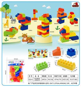 卡头袋D款小颗粒积木60克 （26PCS+） - OBL10357250