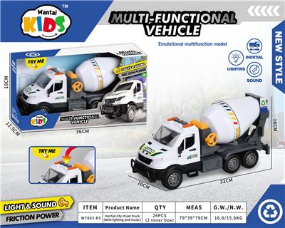 惯性城市搅拌车（带灯光声音） - OBL10357561