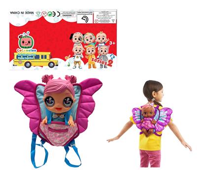 高档大蝴蝶背包OMG.LOL高档1比1 16寸玻璃眼珠头全搪胶Glitter Babyz 惊喜星尘宝宝带4声音功能描述【娃娃带喝水尿尿】 - OBL10357818