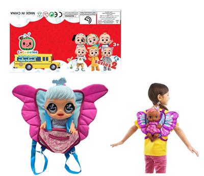 高档大蝴蝶背包OMG.LOL高档1比1 16寸玻璃眼珠头全搪胶Glitter Babyz 惊喜星尘宝宝带4声音功能描述【娃娃带喝水尿尿】 - OBL10357819