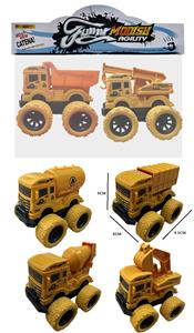 惯性大轮工程车2只装 - OBL10357986