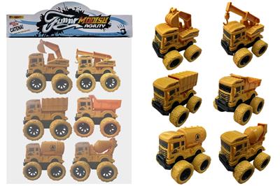 惯性大轮工程车6只装 - OBL10357987