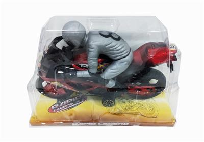 P罩盒惯性摩托赛车（红蓝混） - OBL10358692