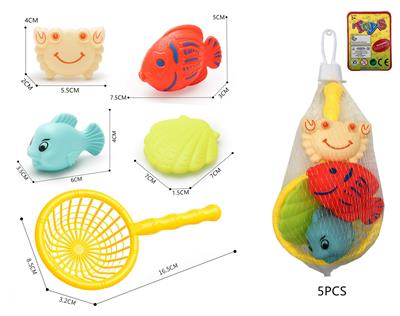 洗澡捕鱼玩具（5件套庄） - OBL10359331