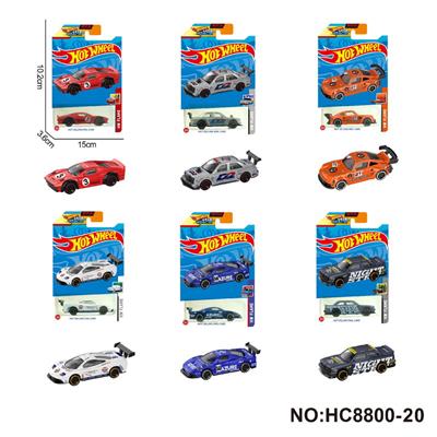 6款1:64风火轮合金肌肉车，赛车片装 - OBL10359435