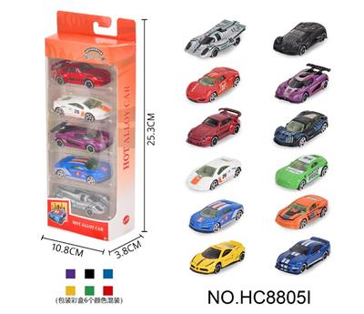 1:64合金车5只开窗盒装 - OBL10359478
