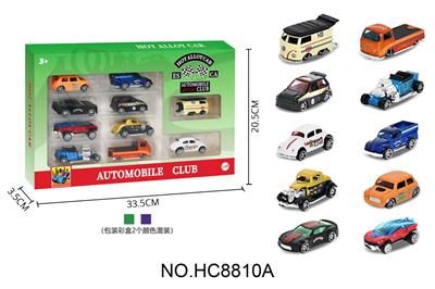 1:64合金车10只开窗盒装 - OBL10359482