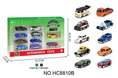 1:64合金车10只开窗盒装 - OBL10359483