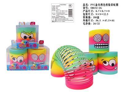 PVC盒台湾色怪脸彩虹圈 - OBL10359762