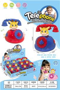 长颈鹿带3D头灯光音乐电话机 - OBL10360340